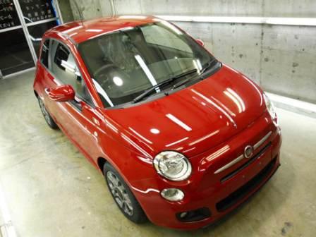 �uFIAT 500 TwinAir POP�v(2013y)�@D-CRYSTAL COAT GOLD 